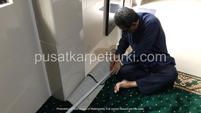 pemasangan karpet masjid