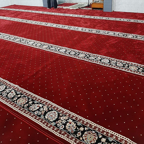 karpet masjid turki merah