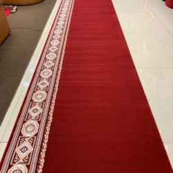 SM Merah Polos 3 karpet masjid super