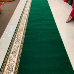 SM Hijau Polos 4 karpet masjid tebal