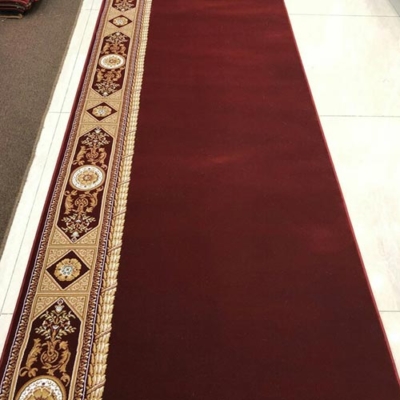 SM Merah Polos Karpet Masjid Super Mosque