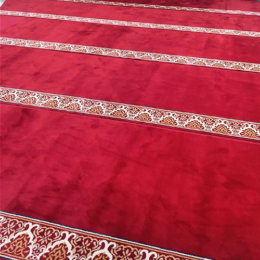 IR Merah Polos 1 Karpet masjid lembut