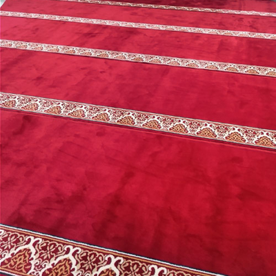 IR Merah Polos 1 Karpet masjid lembut